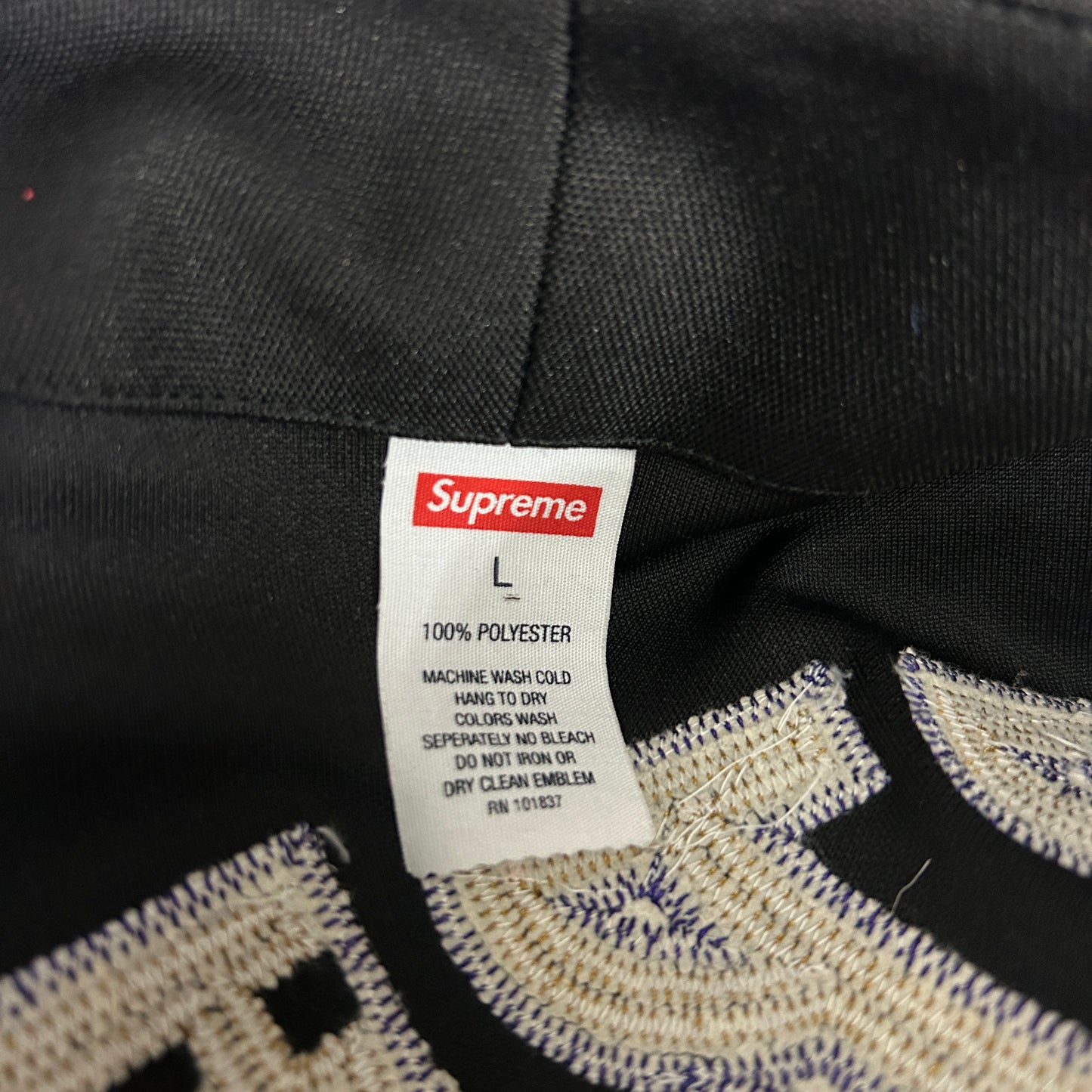 SUPREME SS19 RED RUM BASEBALL JERSEY