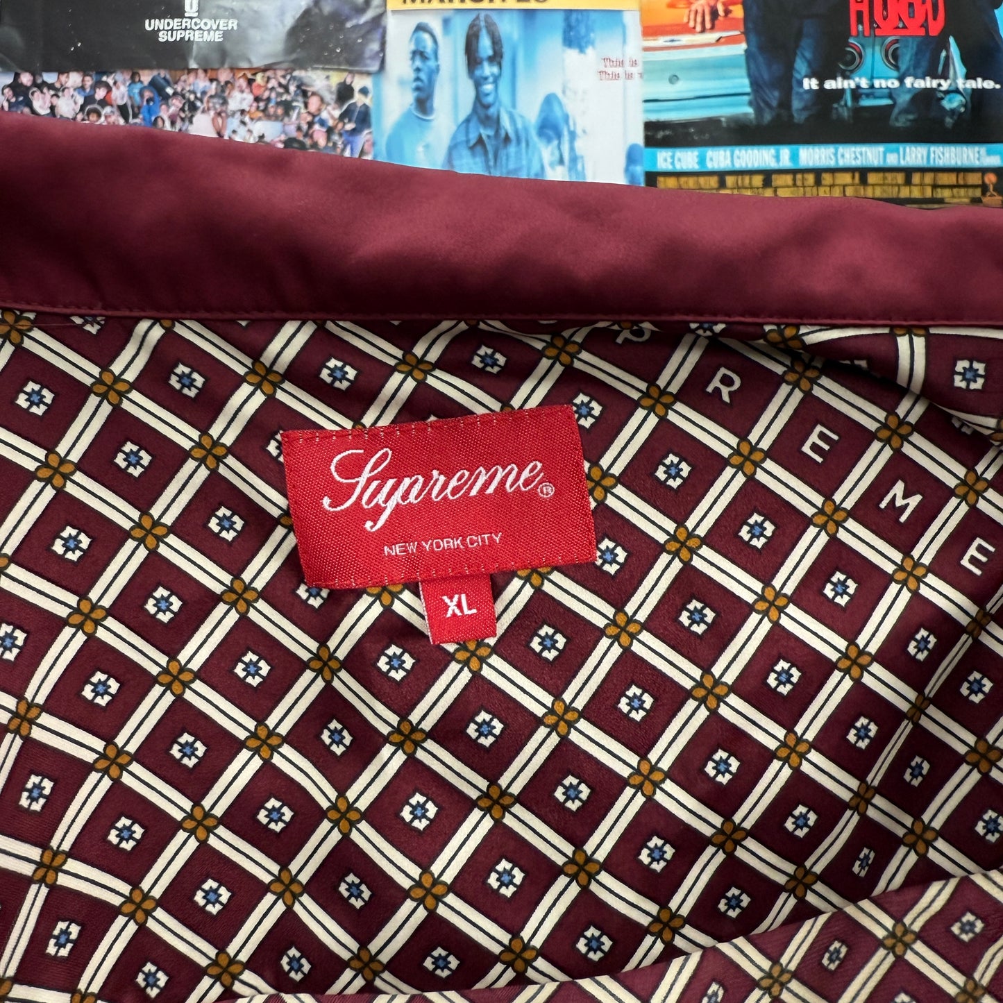 SUPREME SS20 SATIN PAJAMA TOP & BOTTOMS SET