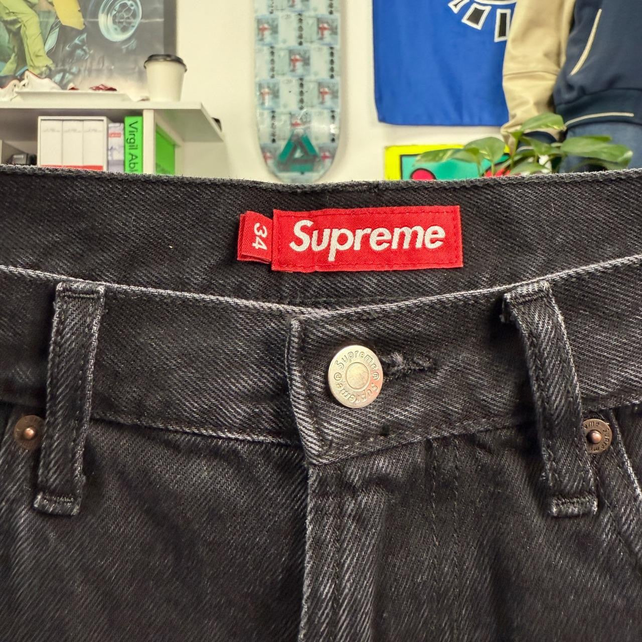 SUPREME SS25 BAGGY DENIM SHORTS