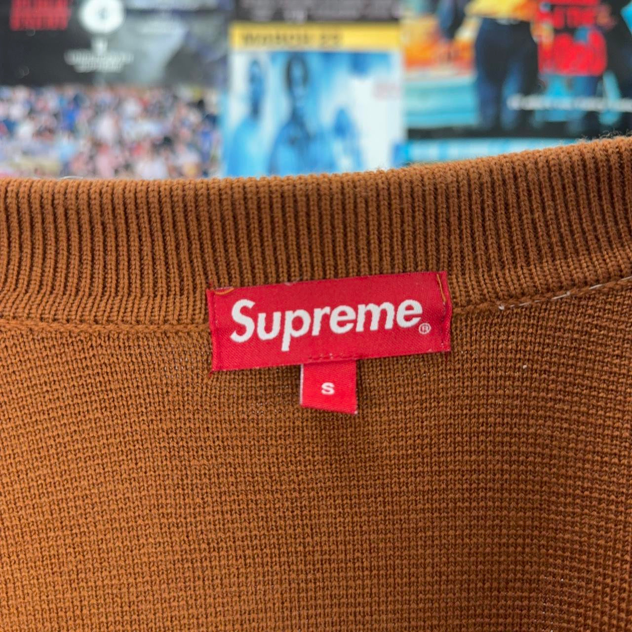 SUPREME SS23 BEADED APPLIQUE CARDIGAN