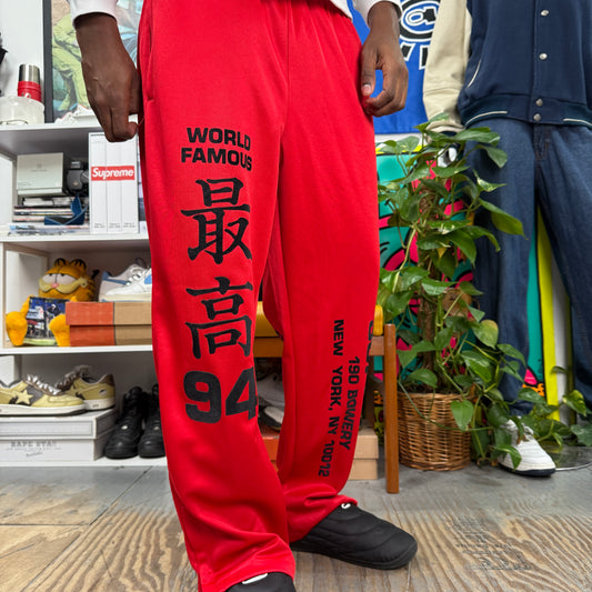 SUPREME SS25 WORLDWIDE TRICOT TRACK PANT