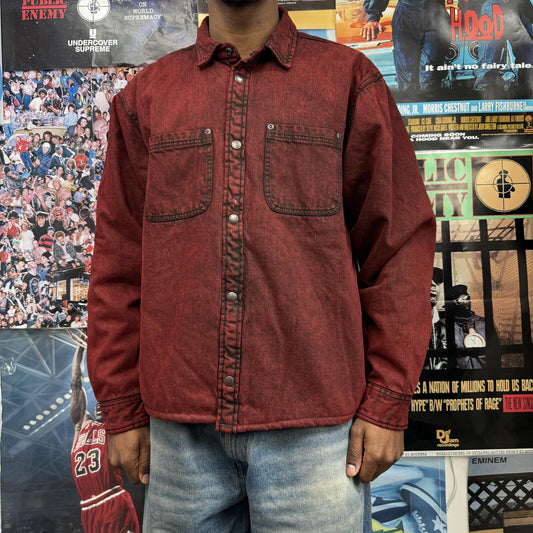 SUPREME FW24 FAUX SHEARLING LINED WORK SHIRT