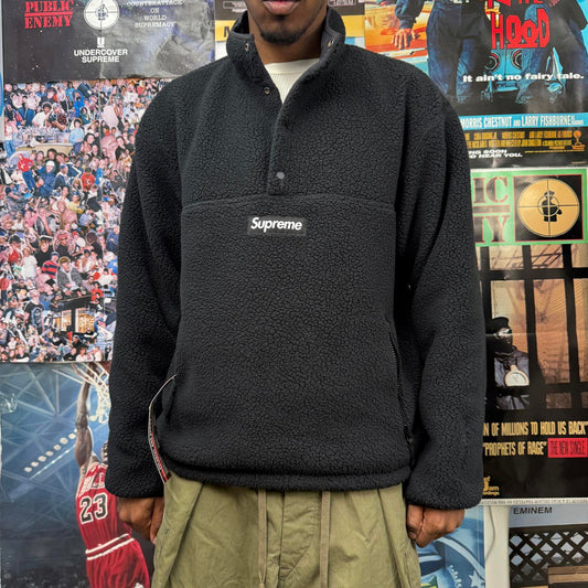 SUPREME FW23 POLARTEC SHEARLING REVERSIBLE PULLOVER