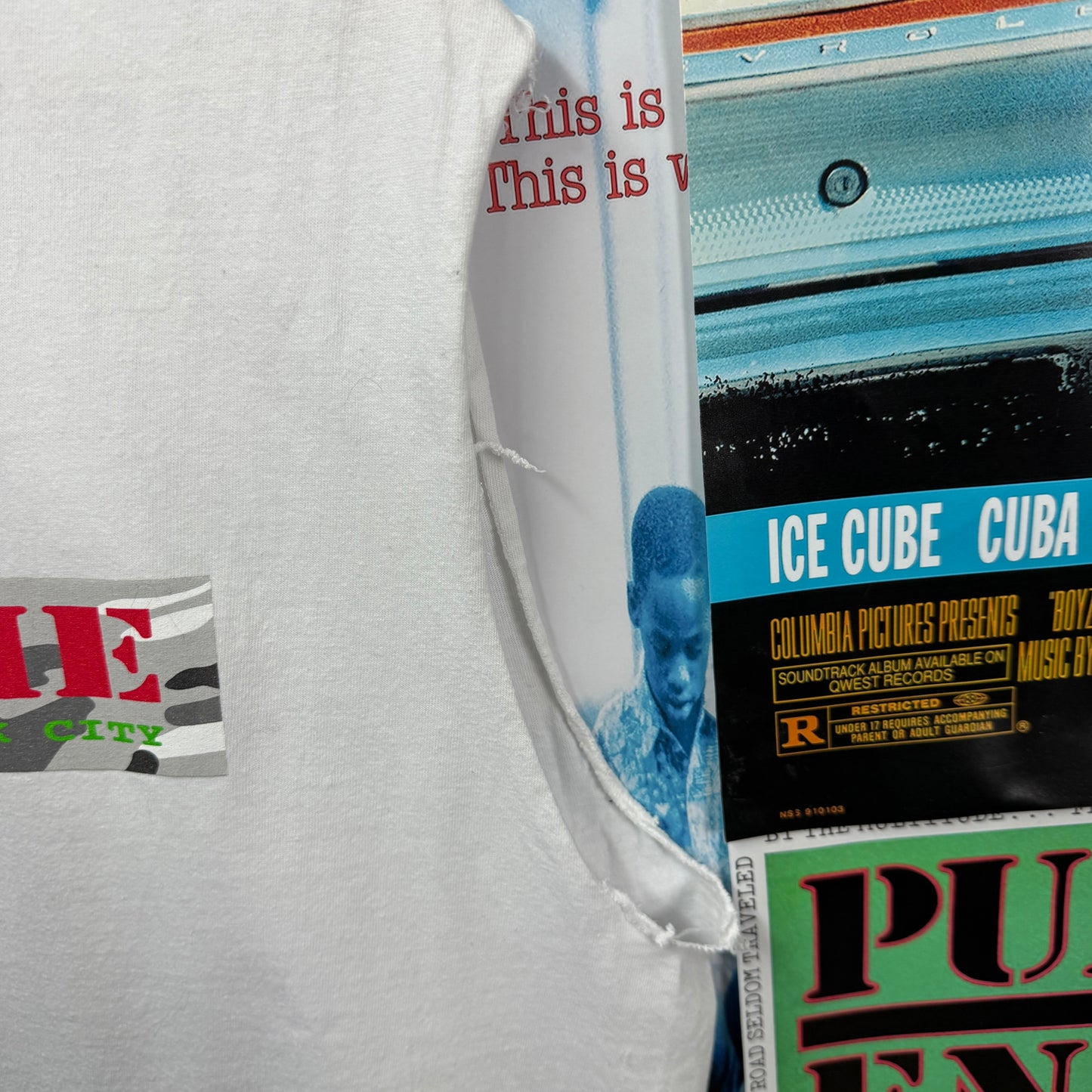 SUPREME SS25 HARDORE TEE CUT ARMS TEE