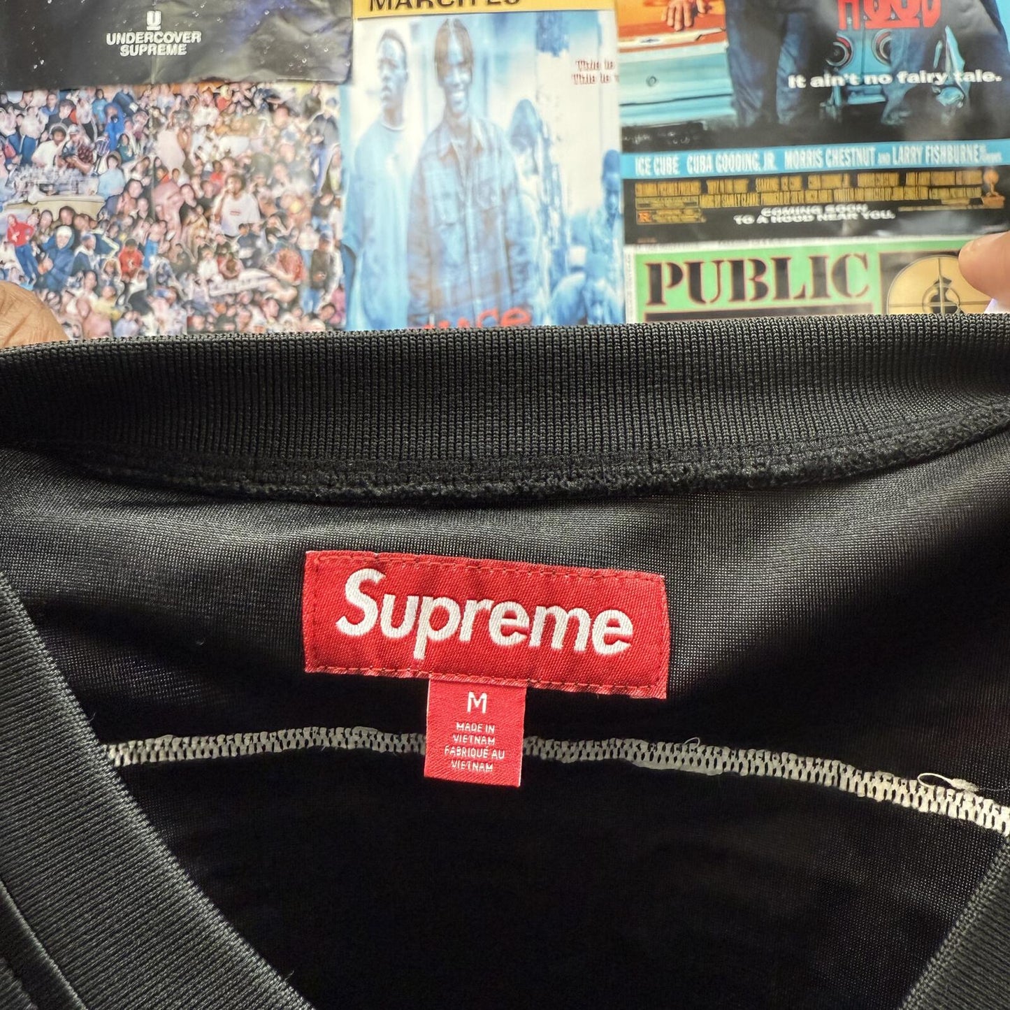SUPREME FW25 BREAST CANCER AWARENESS FOOTBALL JERSEY