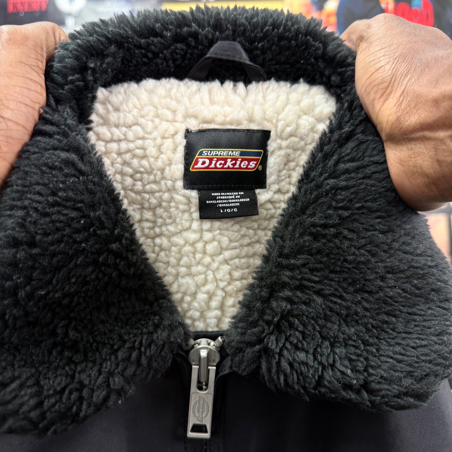 SUPREME FW23 DICKIES FUR COLLAR WORK JACKET
