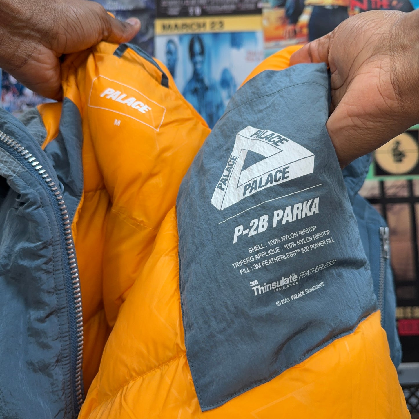 PALACE FW18 N-2B SHORT PARKA