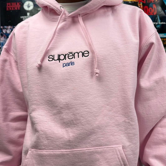 SUPREME FW25 PARIS CLASSIC LOGO SHOP HOODIE