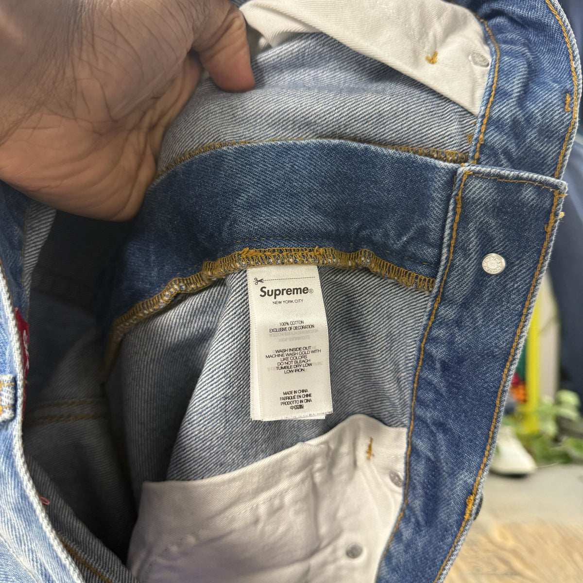 SUPREME SS25 ZOO YORK BAGGY DENIM JEANS