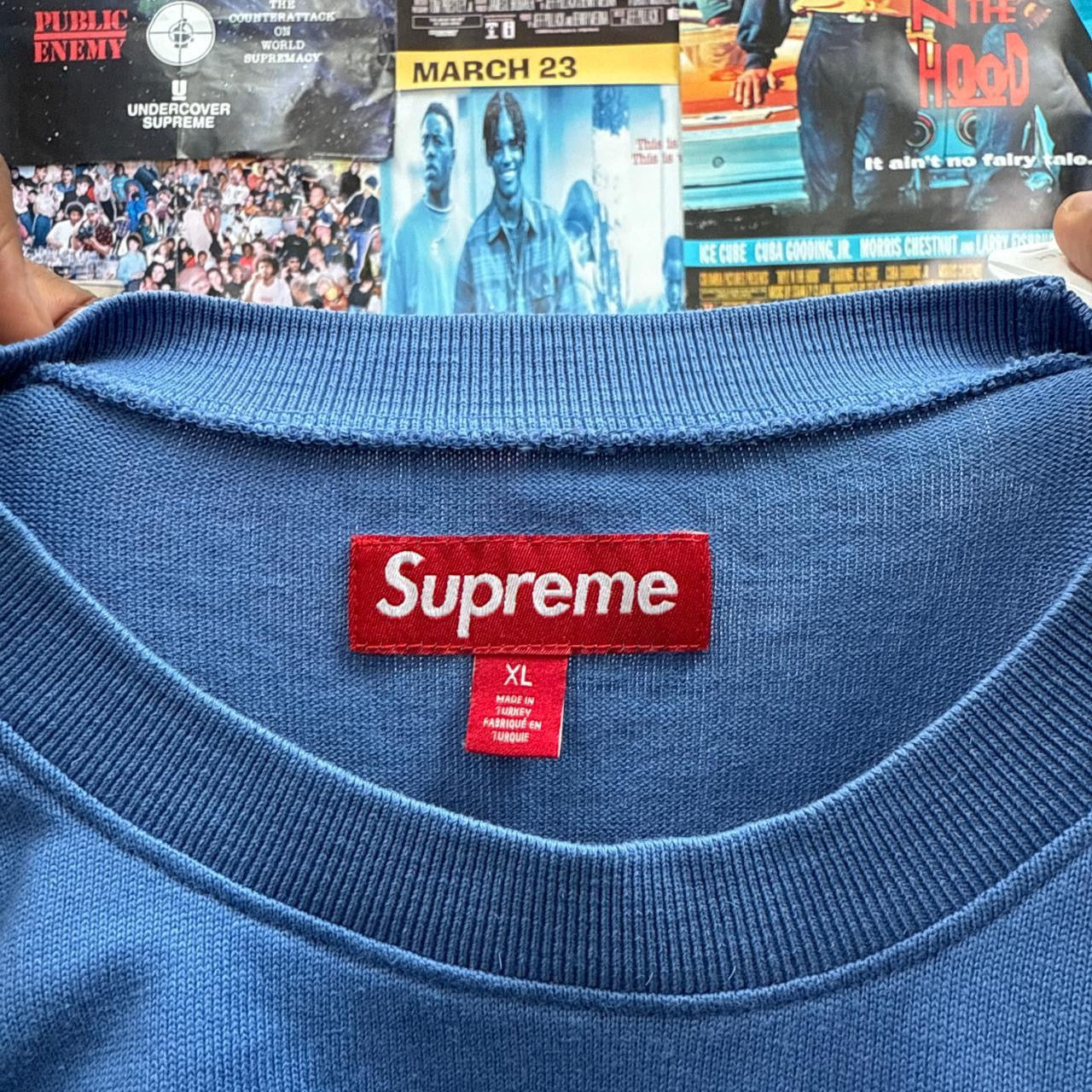 SUPREME SS25 PANELED PIPING LONG SLEEVE TOP