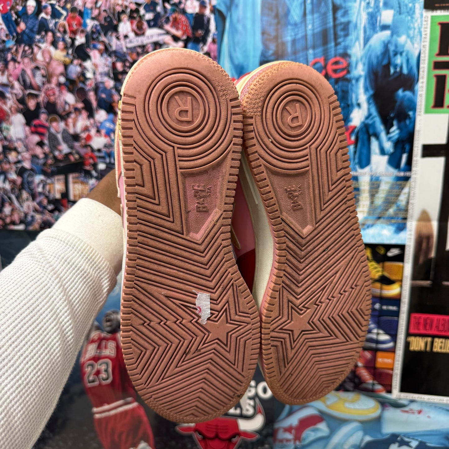 BAPE 2004 PATENT LEATHER BAPESTA