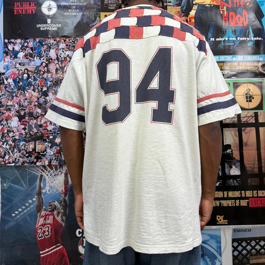 SUPREME FW24 PATCHWORK YOKE FOOTBALL TOP