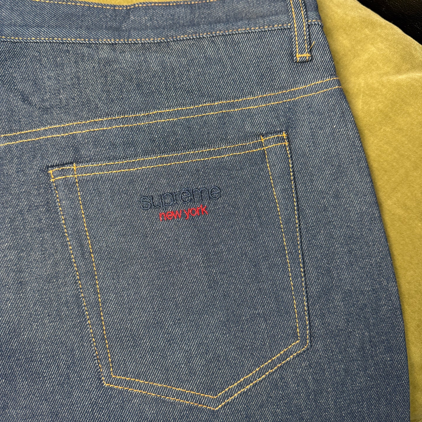 SUPREME FW24 BAGGY SELVEDGE DENIM JEANS