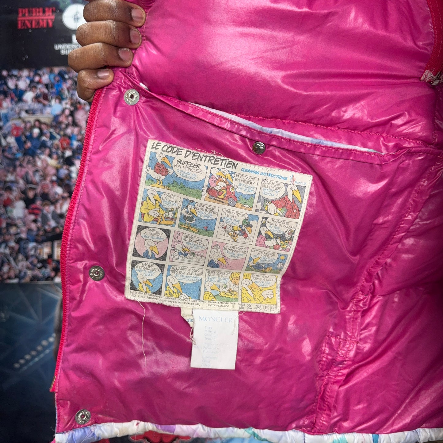 MONCLER GRENOBLE 1980s 2 IN 1 DOWN PUFFER JACKET