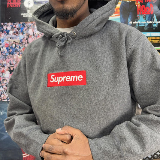 SUPREME FW21 DARK GREY BOX LOGO HOODIE