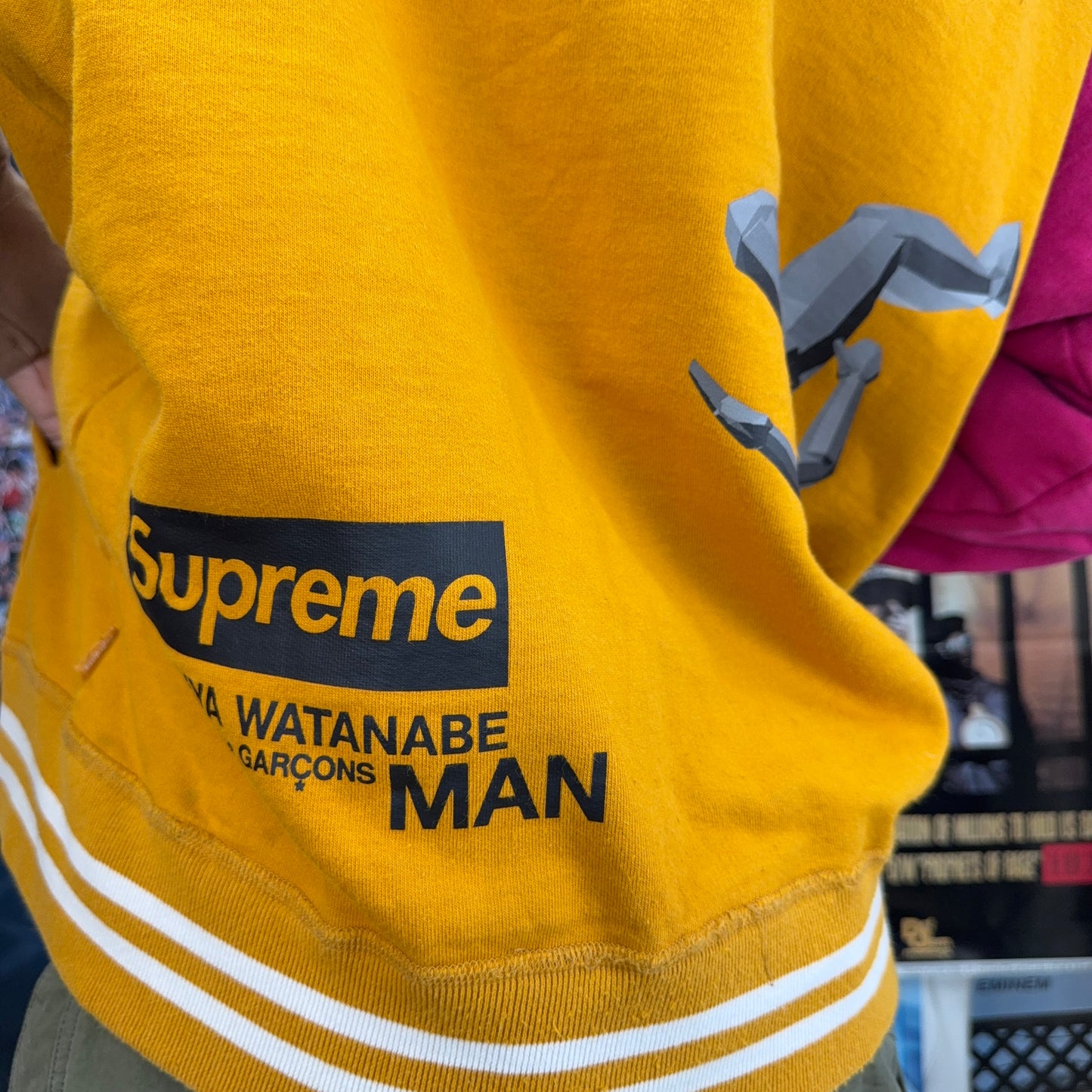 SUPREME JUNYA WATANABE CDG MAN FW21 ZIP UP HOODIE