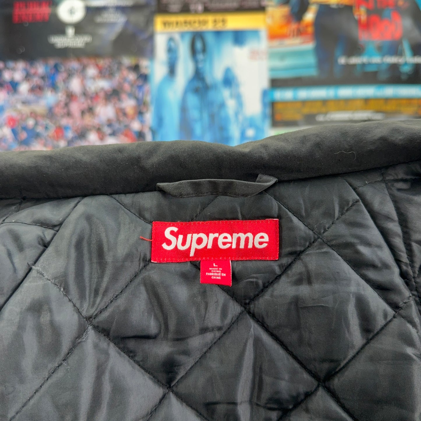 SUPREME FW23 PEACE EMBROIDERED WORK JACKET