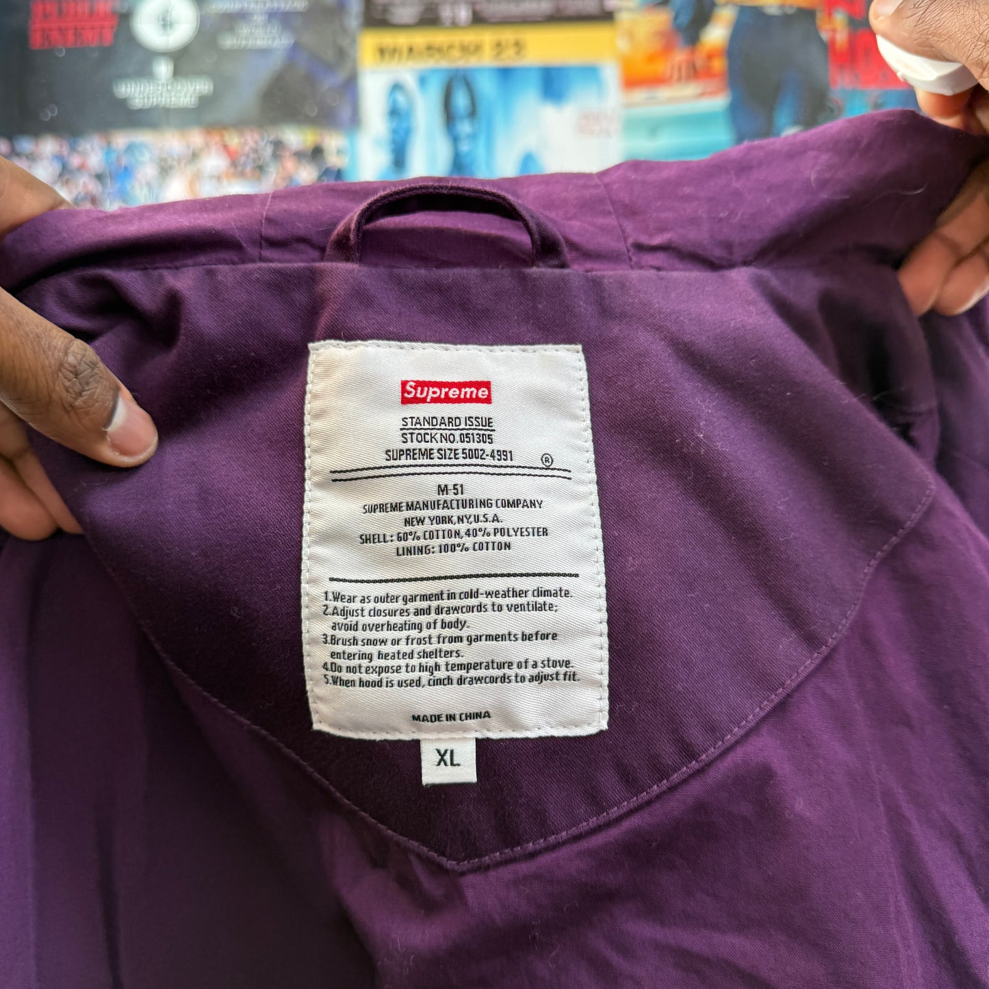 SUPREME SS21 HOODED FACEMASK PARKA JACKET