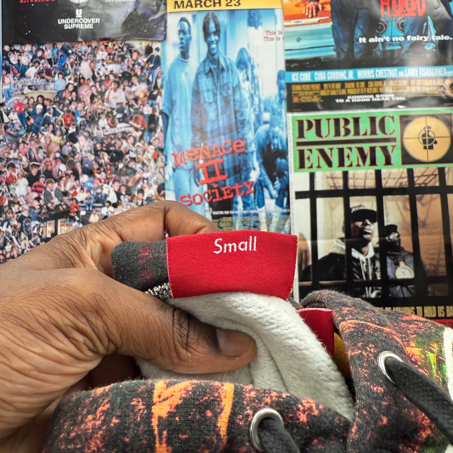 SUPREME SS22 EAST BROADWAY HOODIE