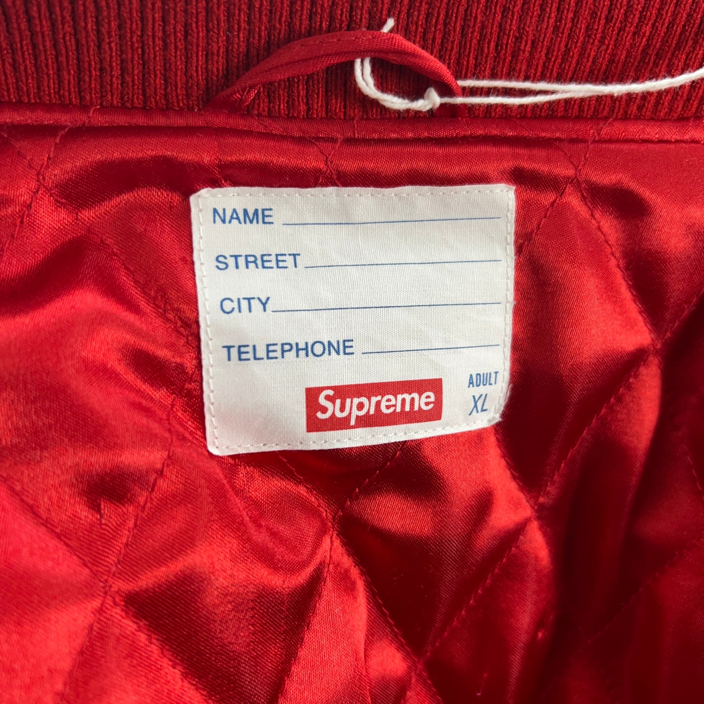 SUPREME SS22 AEON FLUX VARSITY JACKET