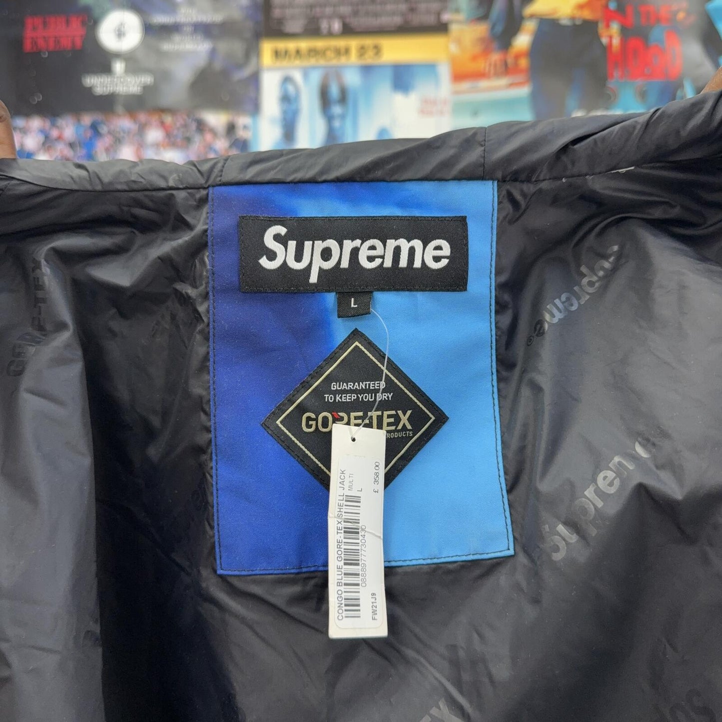 SUPREME FW21 NAS AND DMX JACKET GORE-TEX SHELL JACKET
