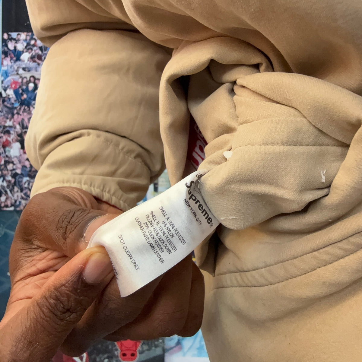 SUPREME SS24 REVERSIBLE DOWN PUFFER JACKET