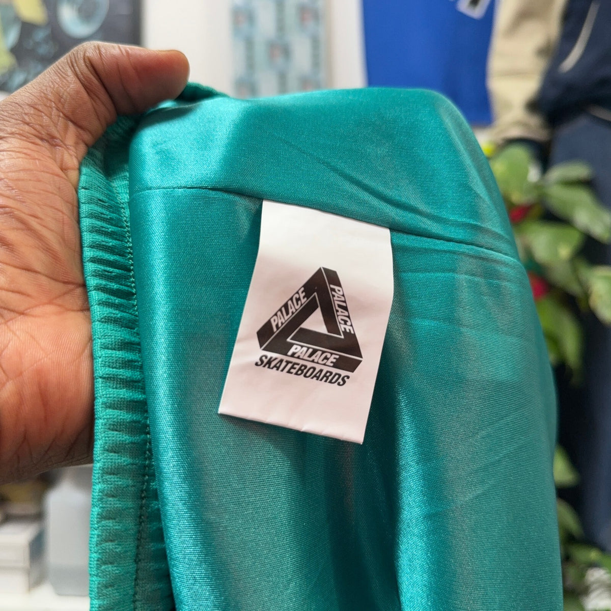PALACE SS23 HESH ATHLETIC SHORTS TURQOUISE