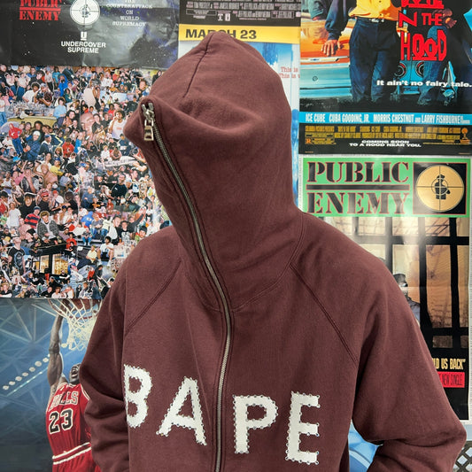 BAPE 2000s SWAROVSKI RHINESTONE FULL ZIP HOODIE