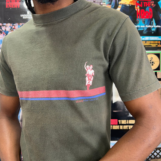 STUSSY 90s INTERNATIONAL GREEN TEE