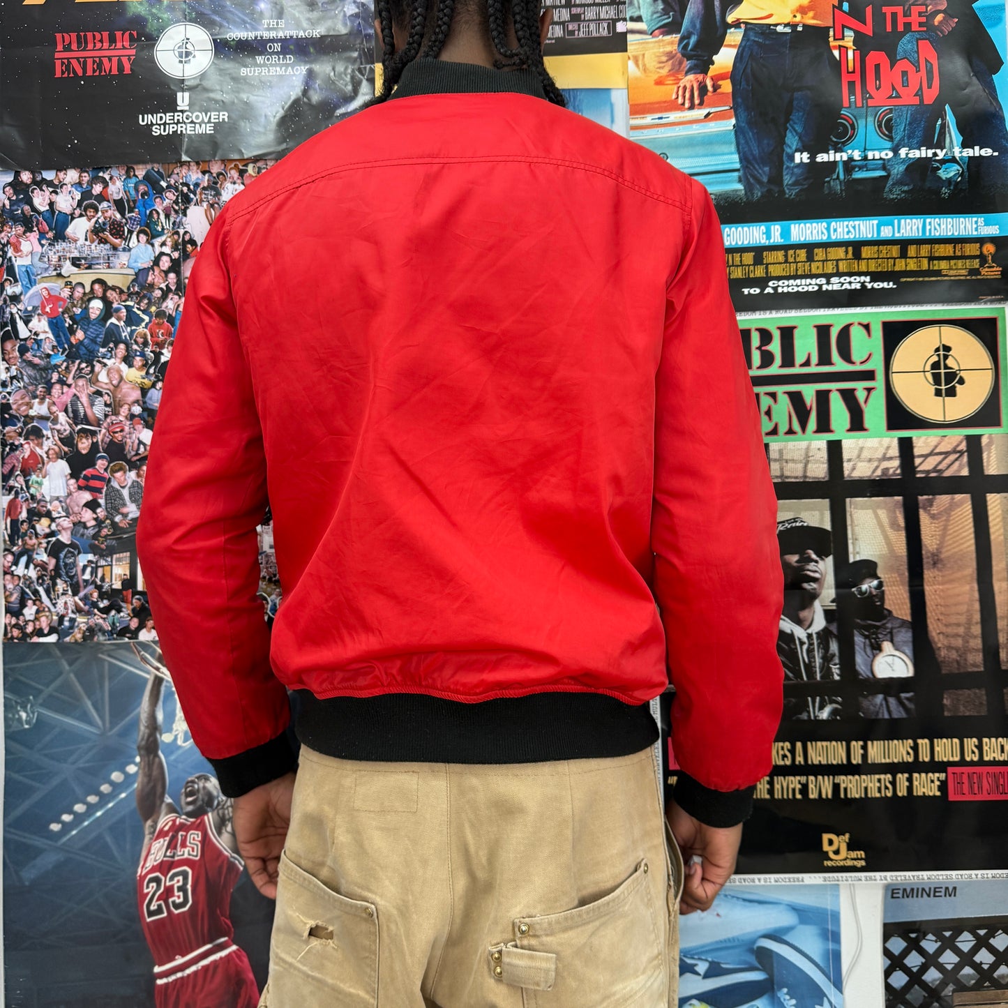 SUPREME SS13 REVERSIBLE CROSSES BOMBER JACKET