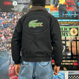 SUPREME LACOSTE WOOL VARSITY JACKET