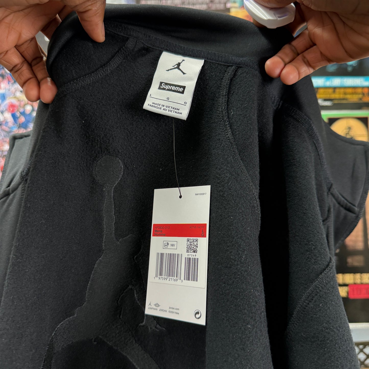 SUPREME JORDAN FW24 TRICOT TRACK JACKET