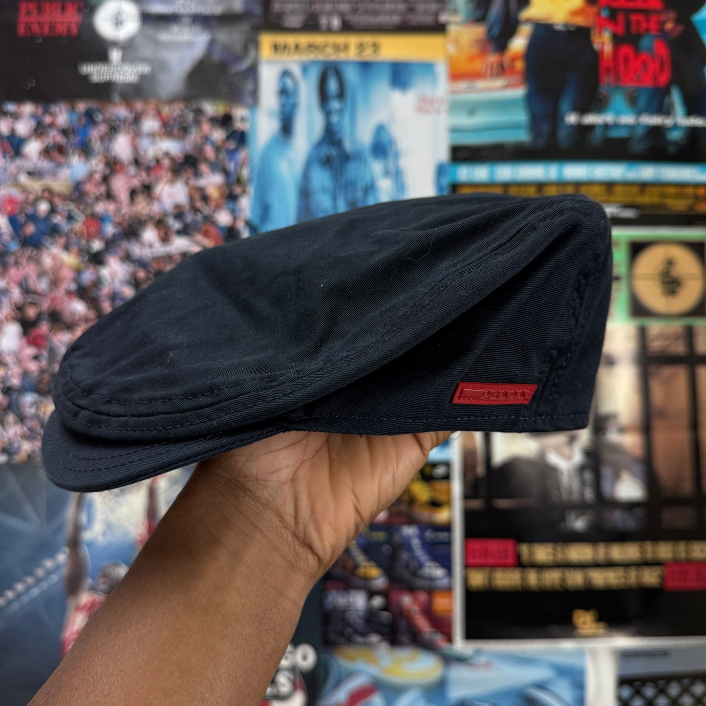 PRADA VINTAGE FLAT CAP