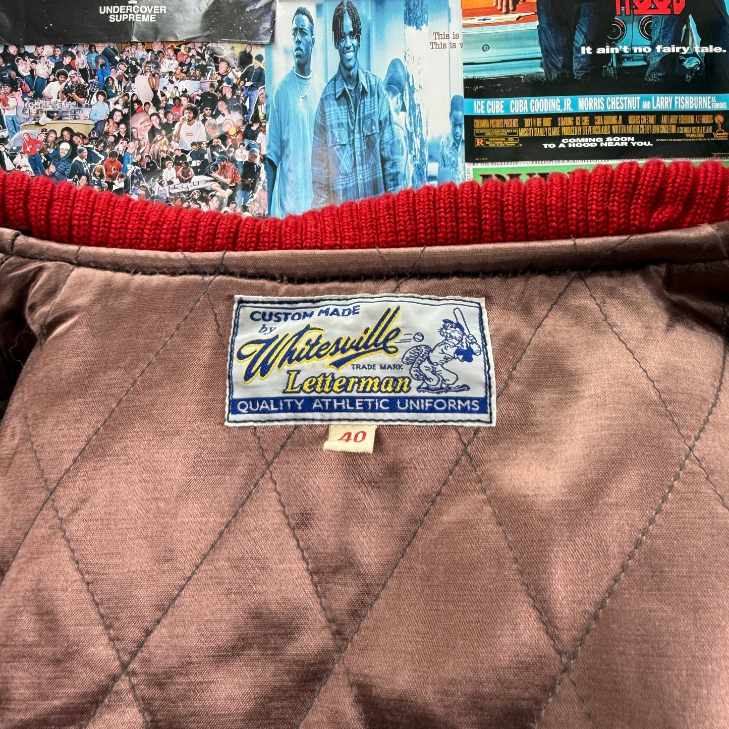 WHITESVILLE VINTAGE VARSITY LETTERMAN JACKET