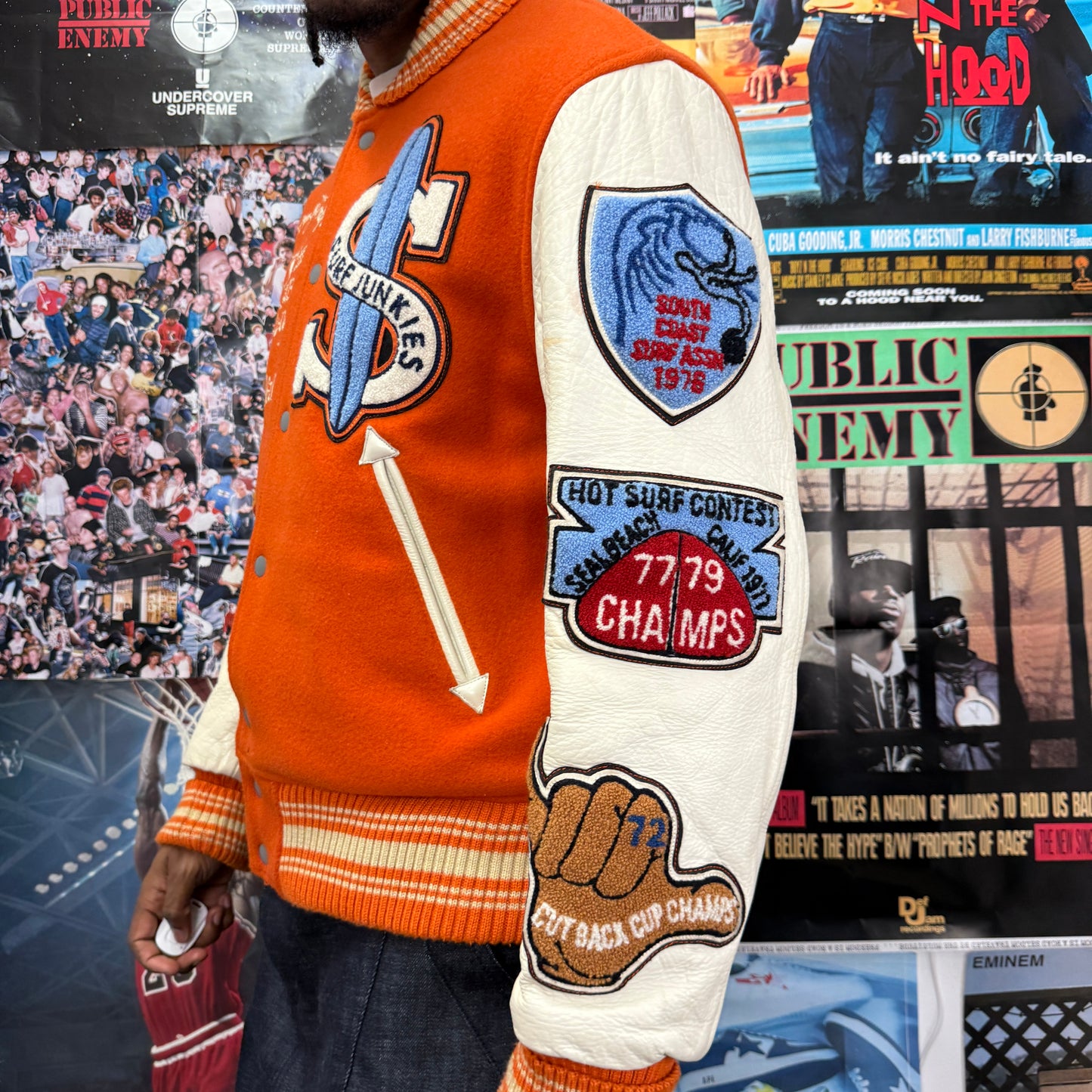 WHITESVILLE VINTAGE LETTERMAN VARSITY JACKET