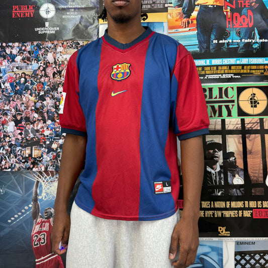 NIKE 1998-2000 BARCELONA HOME KIT