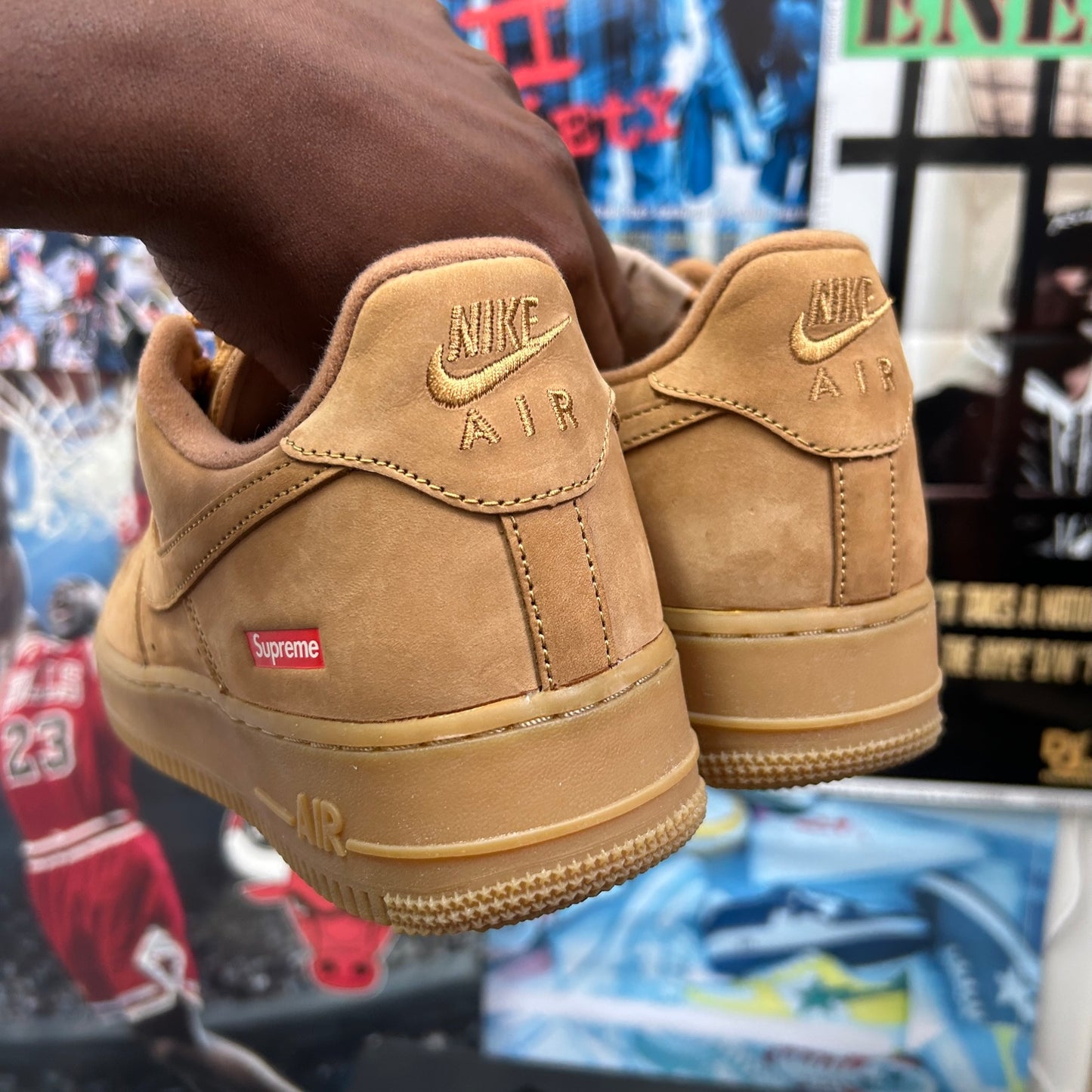 NIKE X SUPREME AIR FORCE 1 LOW SP WHEAT