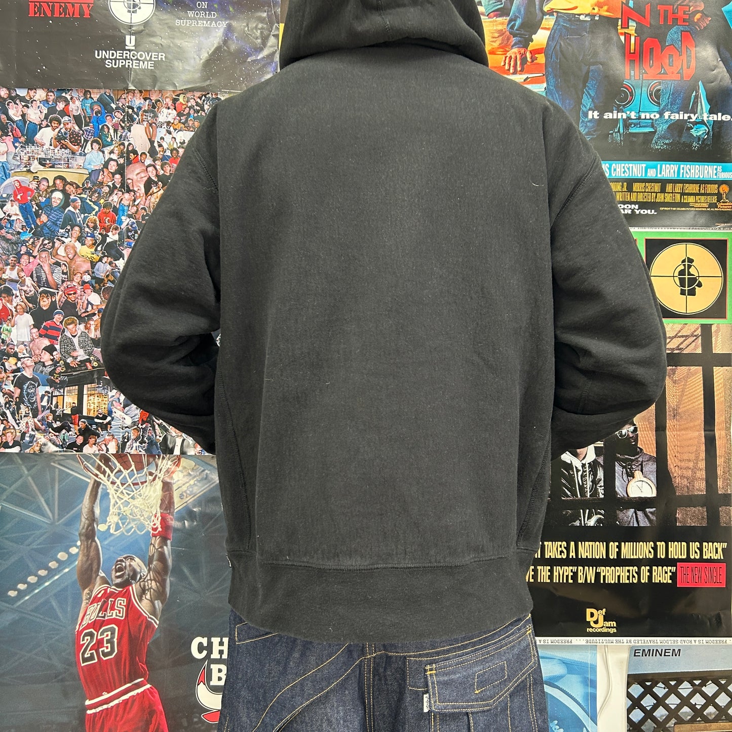 SUPREME FW21 BLACK BOX LOGO HOODIE