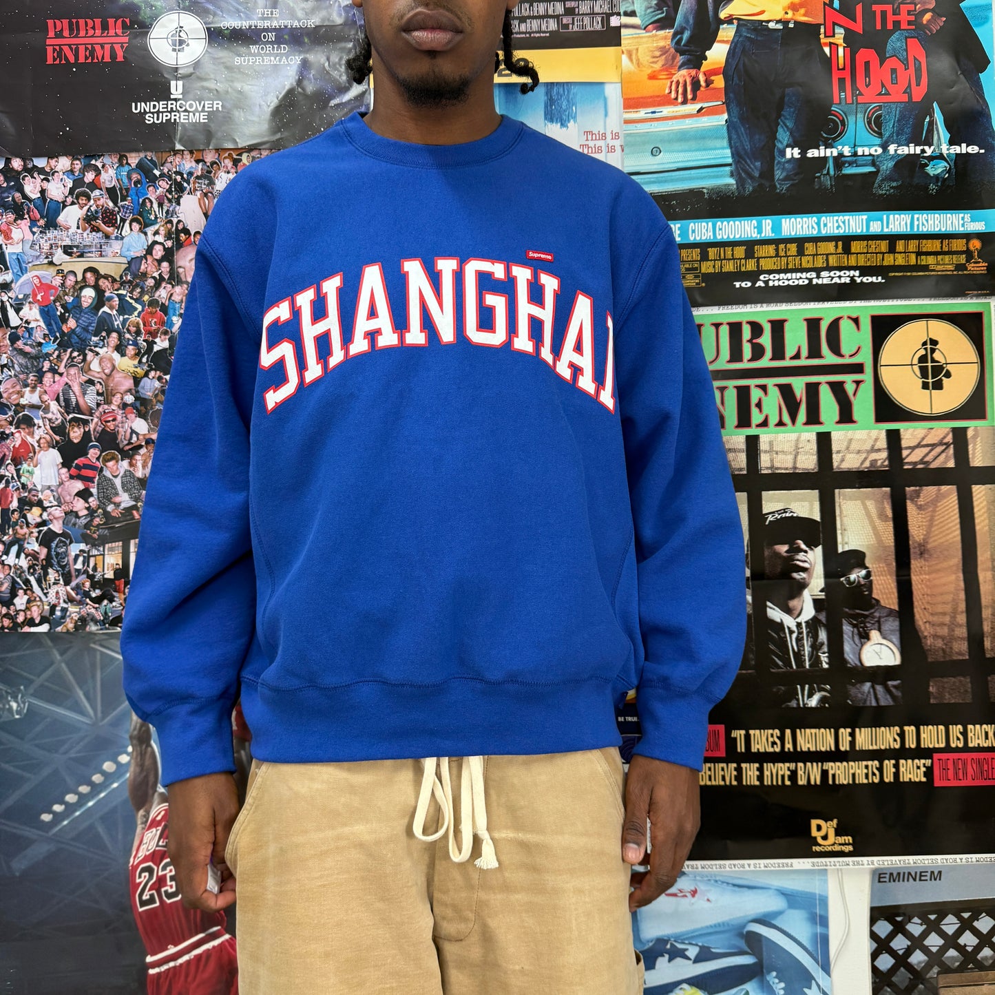 SUPREME SS24 SHANGHAI STORE EXCLUSIVE SMALL BOX CREWNECK