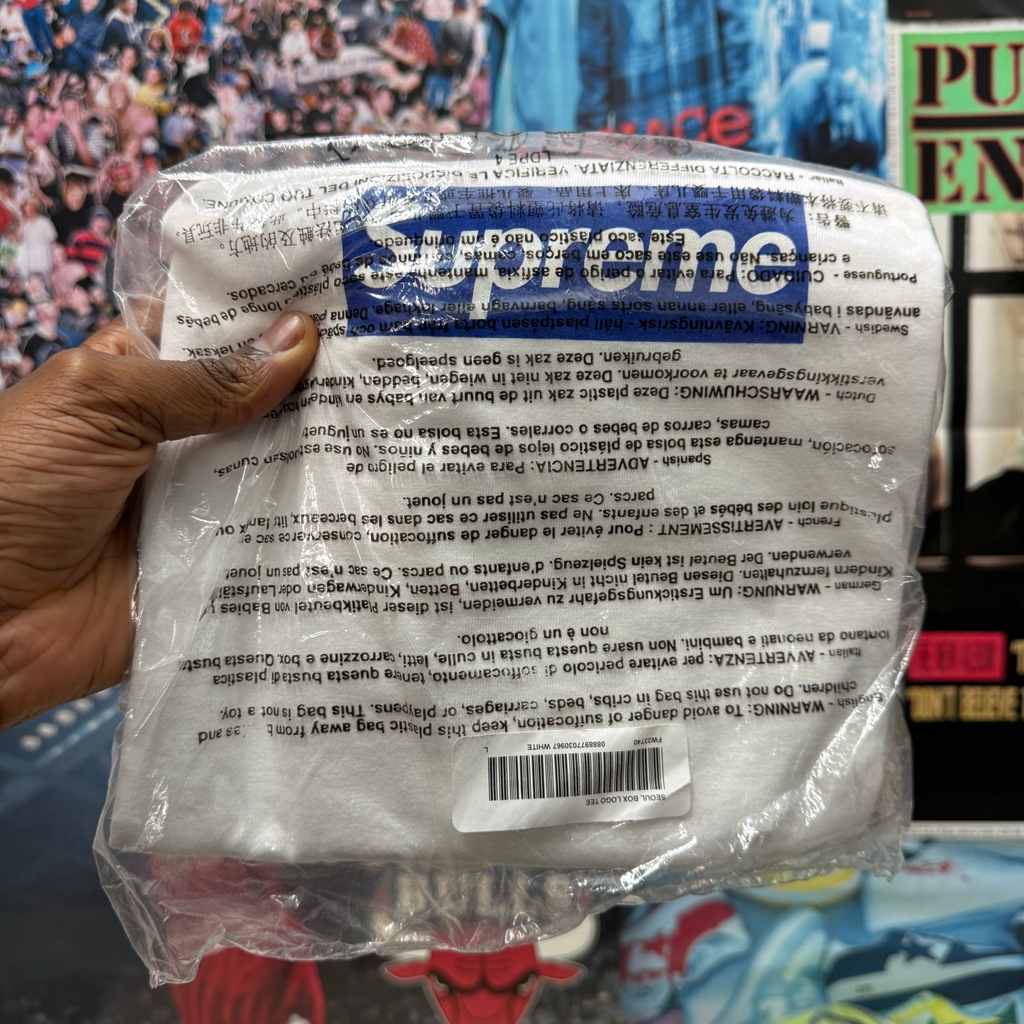 SUPREME FW23 SEOUL BOX LOGO TEE