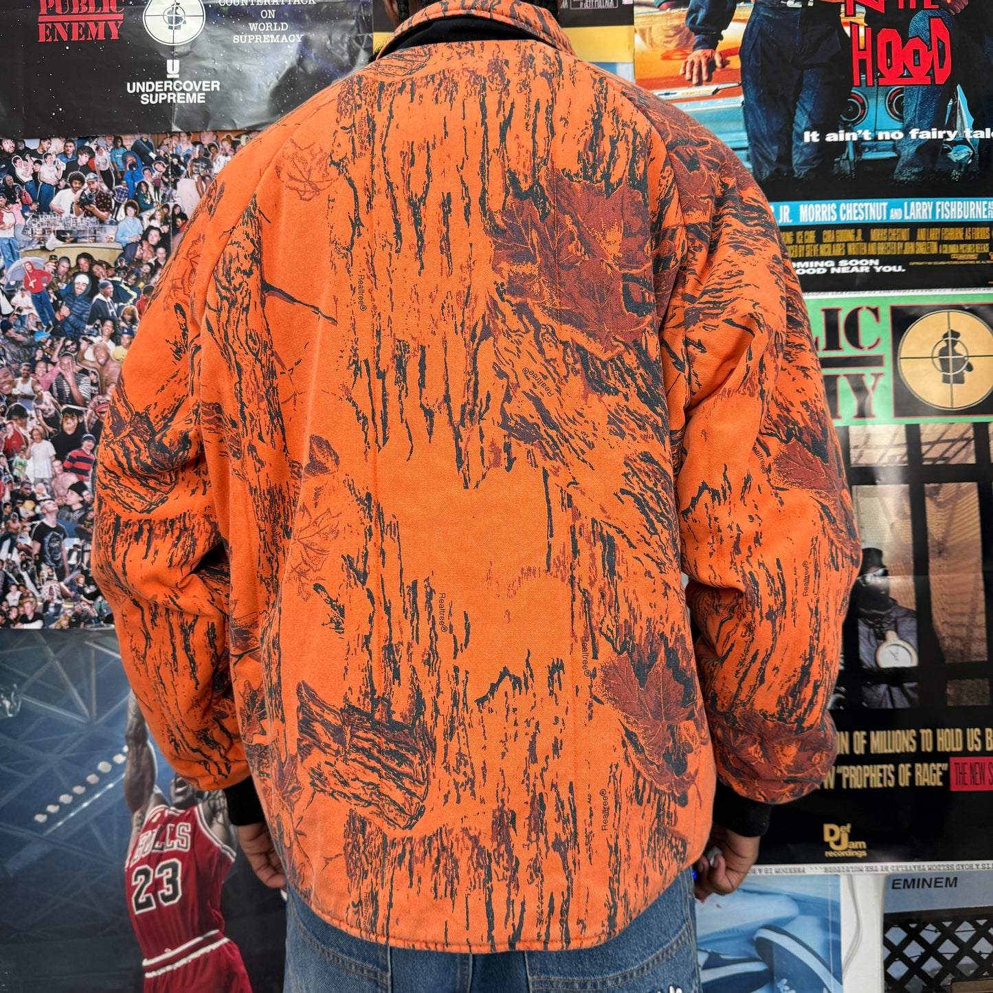 SUPREME SS24 REALTREE REVERSIBLE QUILTED WORK JACKET