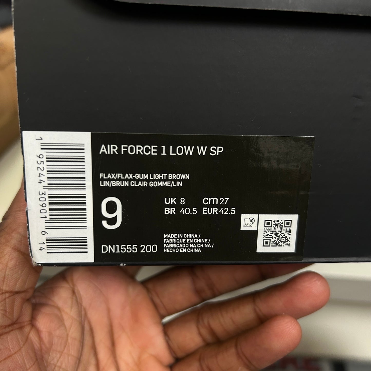 NIKE X SUPREME AIR FORCE 1 LOW SP WHEAT