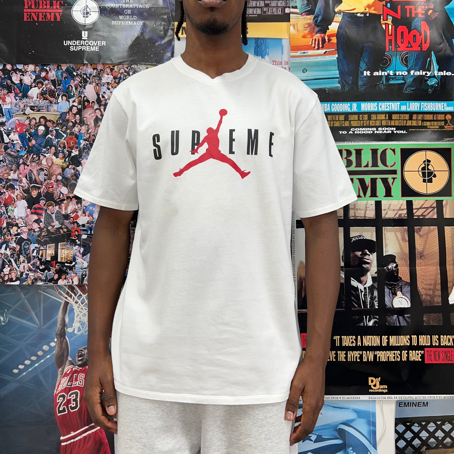 SUPREME X JORDAN TEE