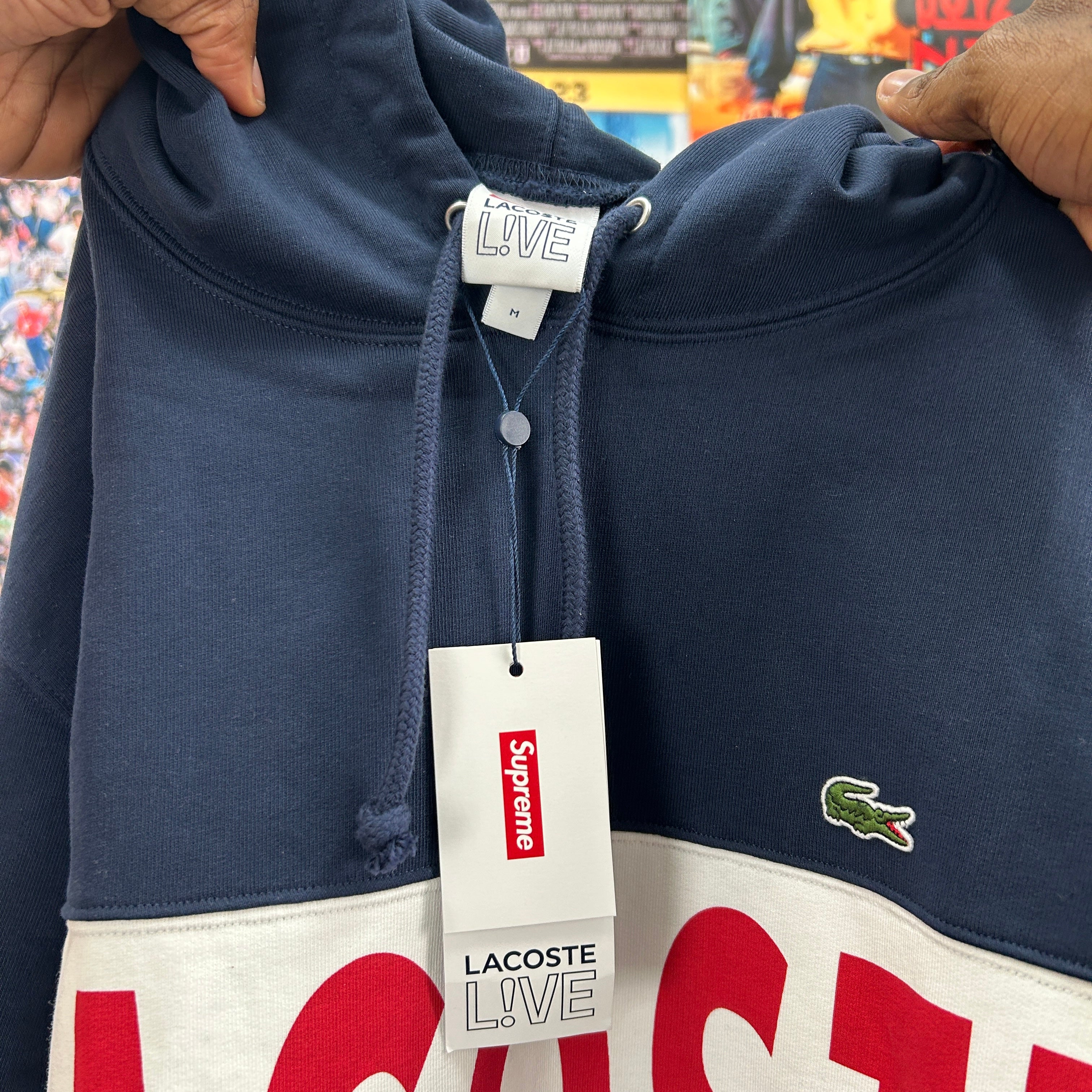 SUPREME LACOSTE HOODIE Bythepeace