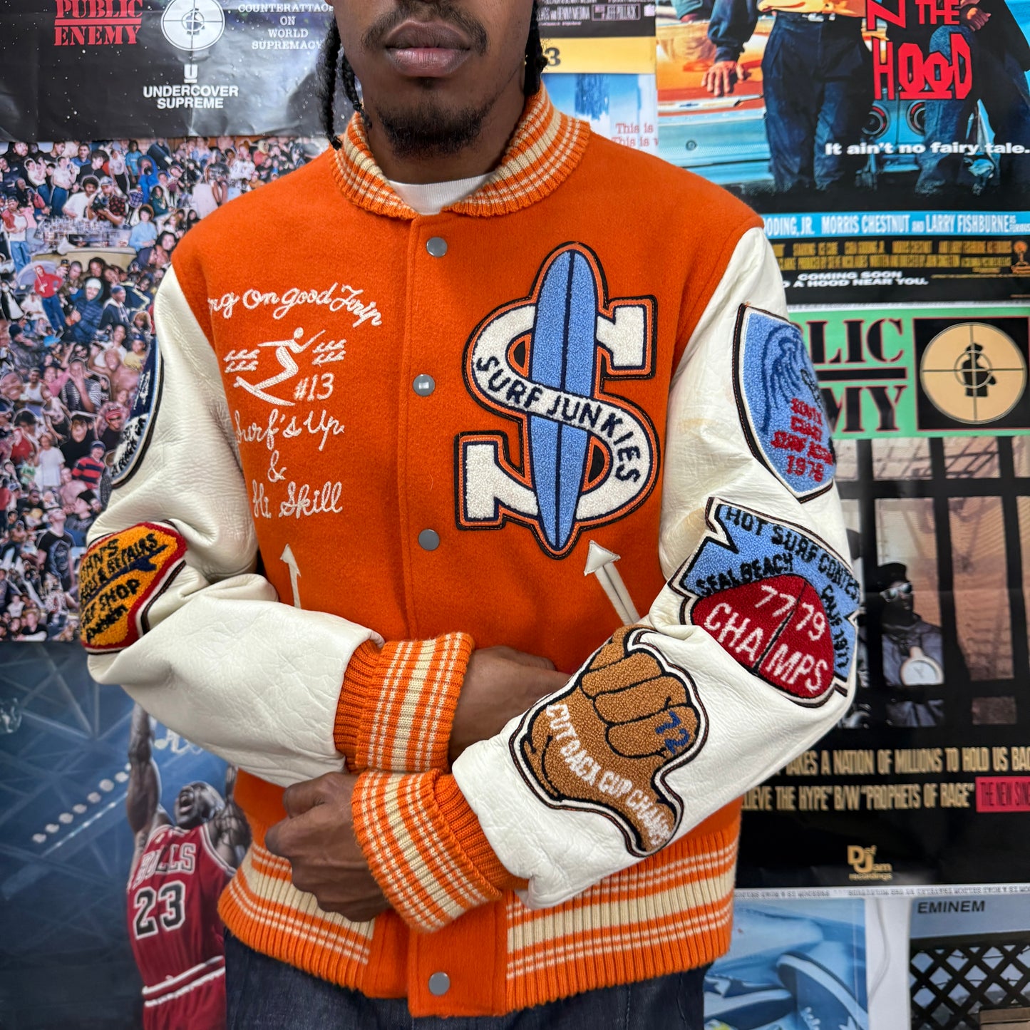WHITESVILLE VINTAGE LETTERMAN VARSITY JACKET