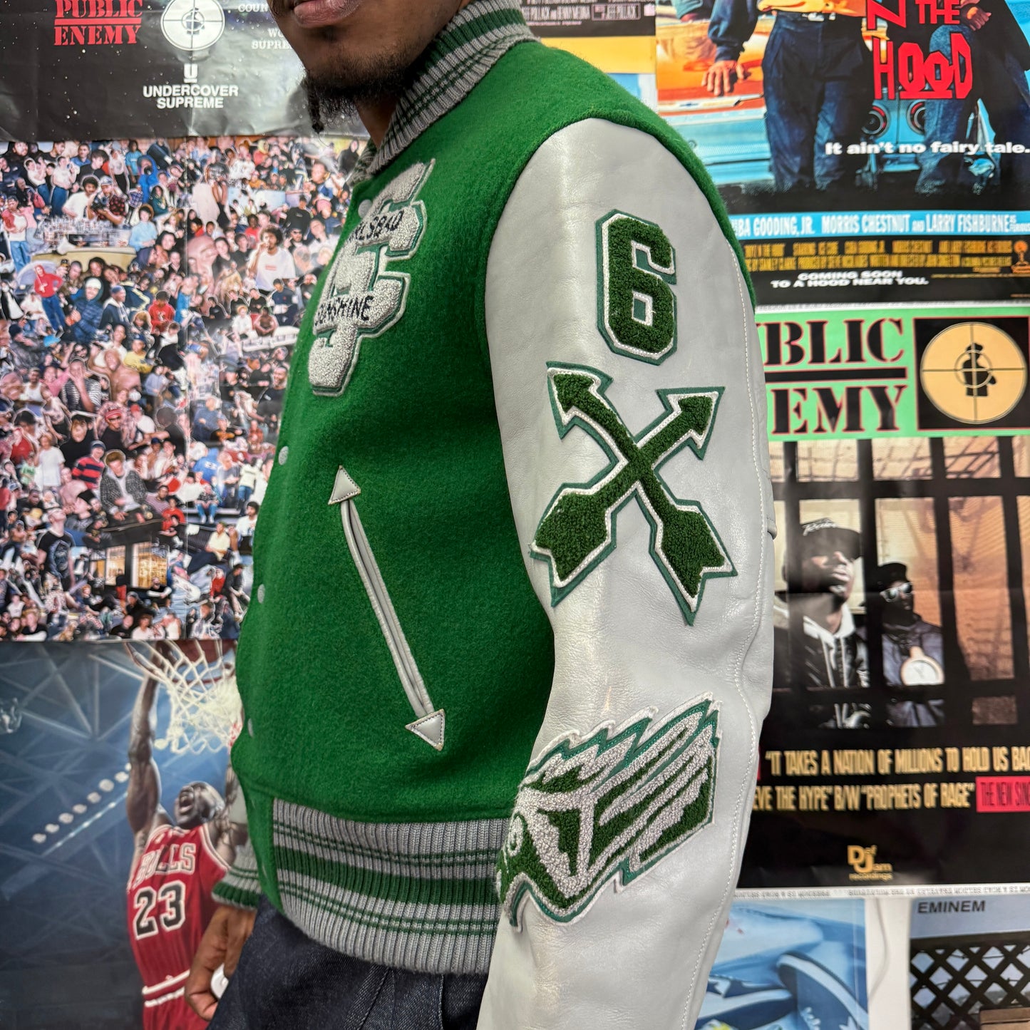 WHITESVILLE VINTAGE VARSITY LETTERMAN JACKET