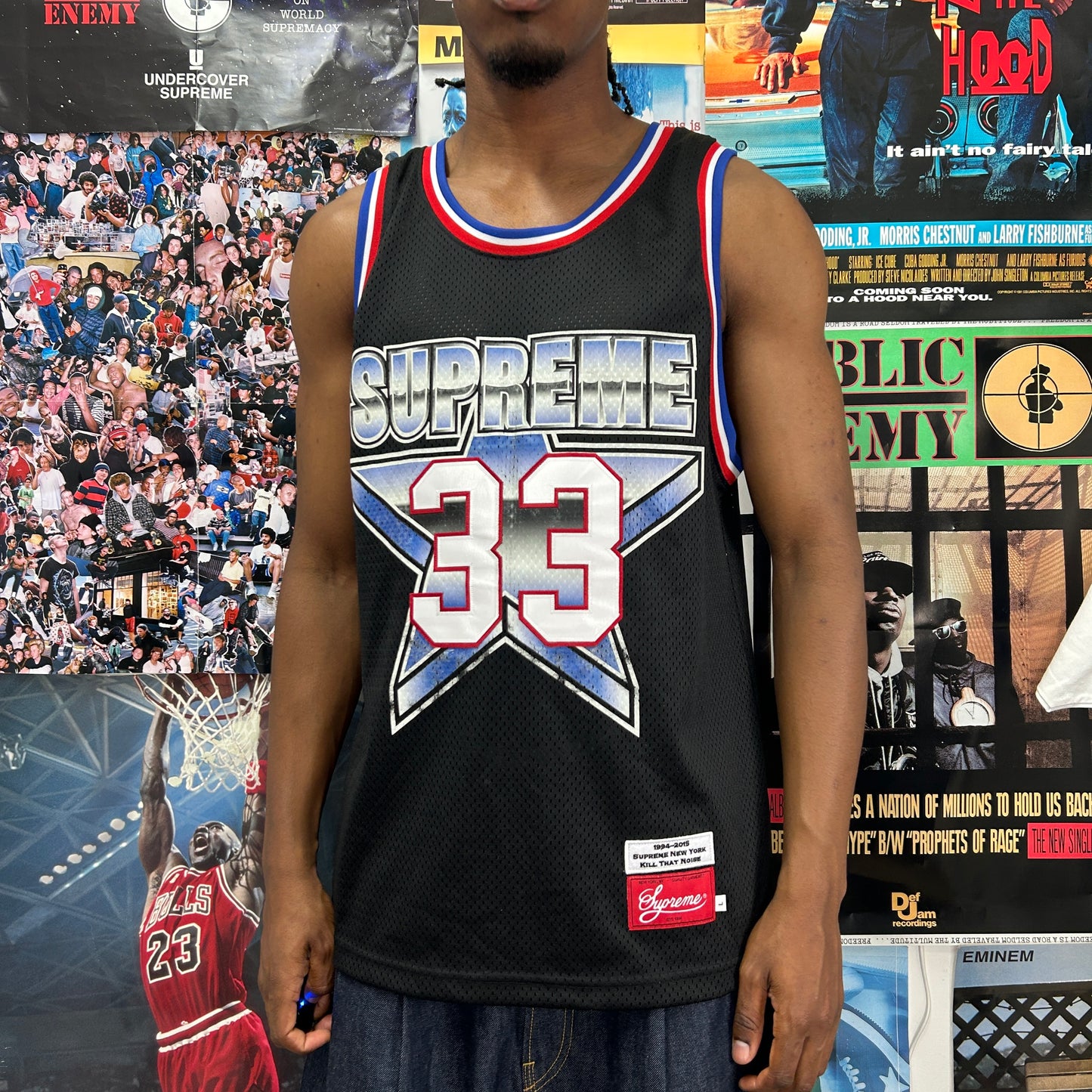 SUPREME SS15 ALL STARS BASKETBALL JERSEY