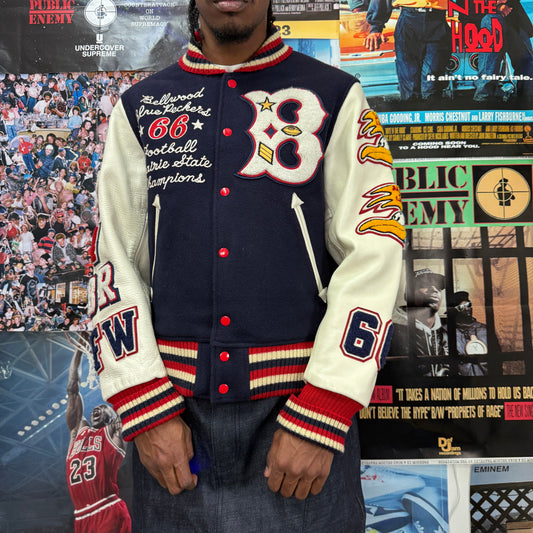 WHITESVILLE VINTAGE VARSITY LETTERMAN JACKET