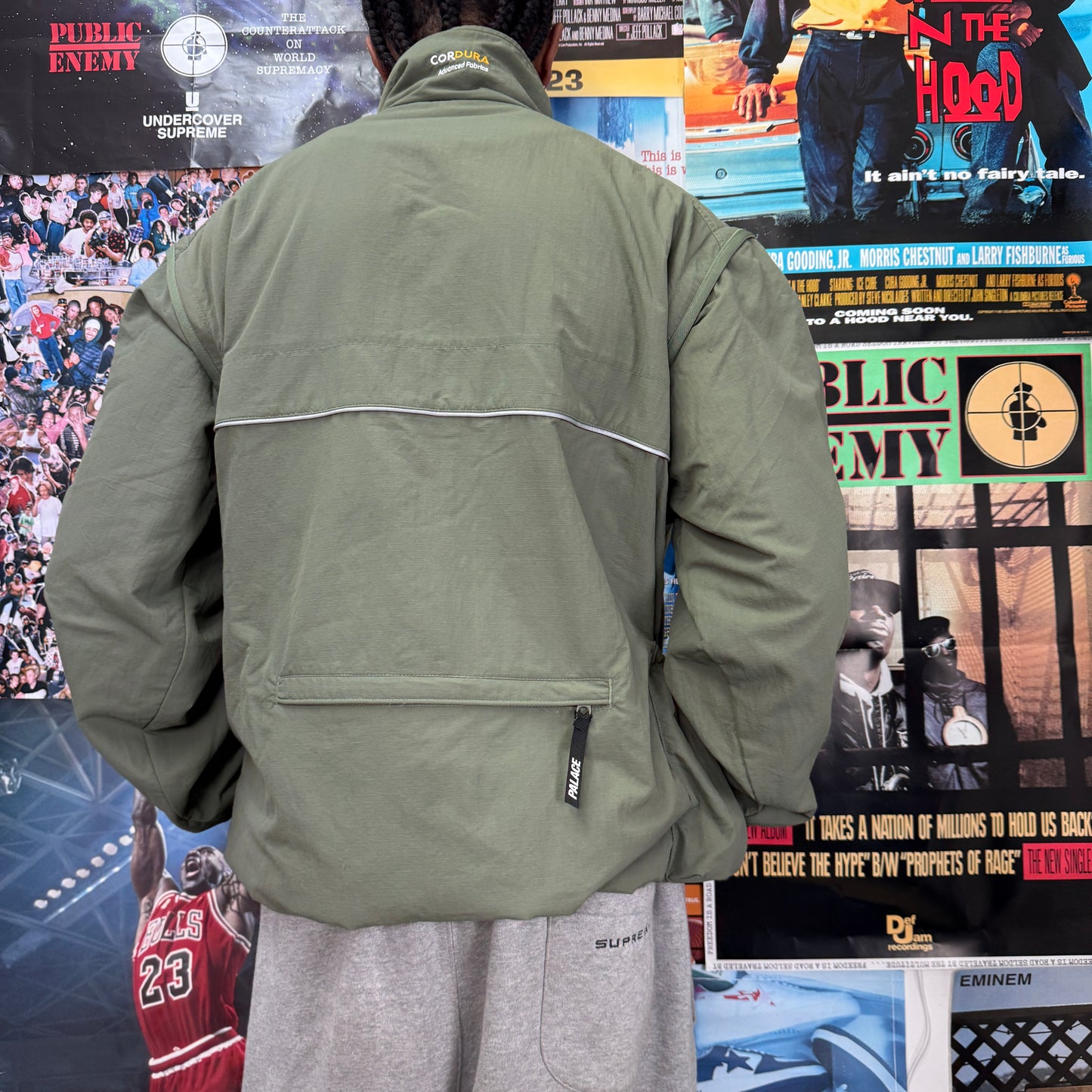 PALACE FW22 CORDURA RS ZIP OFF JACKET