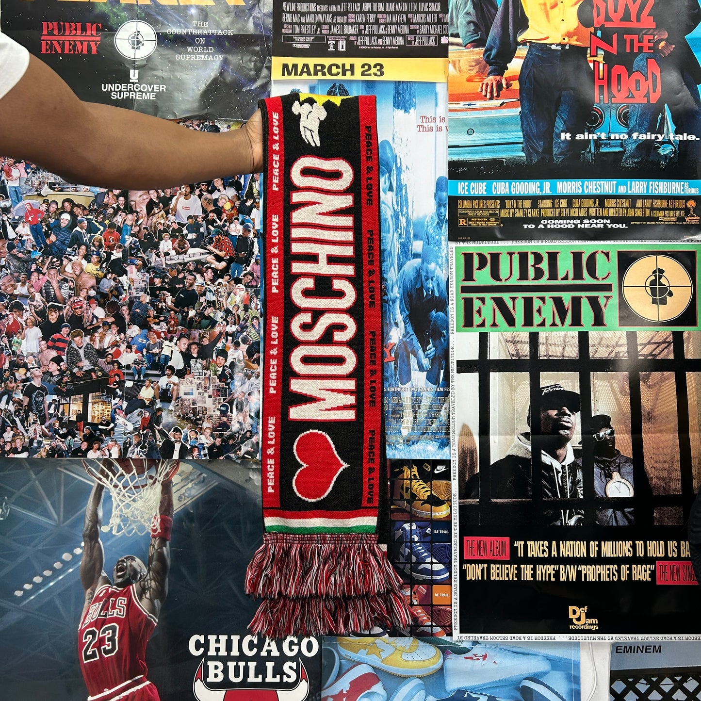 PALACE MOSCHINO FW20 SCARF